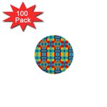 Pop Art  1  Mini Buttons (100 pack)  Front