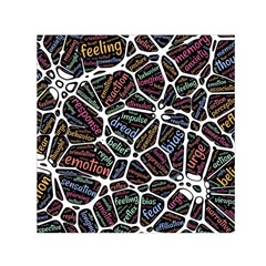 Mental Human Experience Mindset Small Satin Scarf (square) by Wegoenart