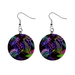 Leaves  Mini Button Earrings by Sobalvarro