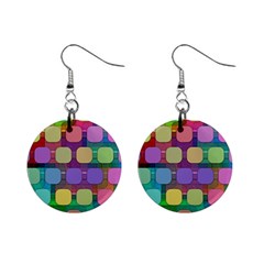 Pattern  Mini Button Earrings by Sobalvarro