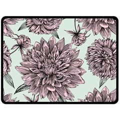 Flowers Fleece Blanket (large)  by Sobalvarro