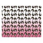 Retro Girl Daisy Chain Pattern Double Sided Flano Blanket (Large)  80 x60  Blanket Front