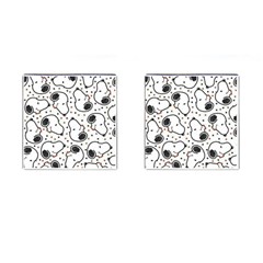 Dog Pattern Cufflinks (square) by Vaneshart
