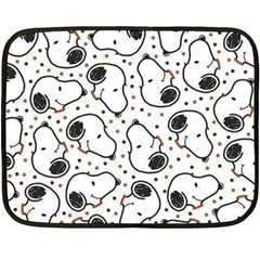 Dog Pattern Fleece Blanket (mini) by Vaneshart