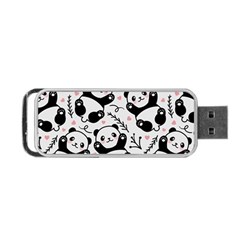 Panda Pattern Portable Usb Flash (two Sides) by Vaneshart