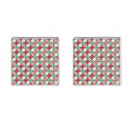 Romboidal Vector Pattern Cufflinks (Square) Front(Pair)