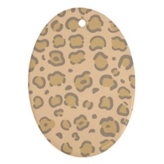Leopard Print Ornament (oval) by Sobalvarro