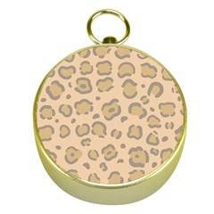 Leopard Print Gold Compasses by Sobalvarro