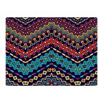 Ethnic  Double Sided Flano Blanket (Mini)  35 x27  Blanket Back