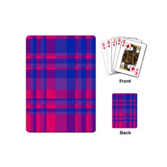 Bisexualplaid Playing Cards Single Design (mini) by NanaLeonti