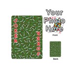 Pepe the Frog Face pattern Green Kekistan meme Playing Cards 54 Designs (Mini) Front - Joker2