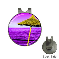 Pop Art Beach Umbrella Hat Clips With Golf Markers by essentialimage