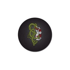 Pepe The Frog Rare Celtic Viking Norse Dragon Pattern Deus Vult Medieval Wojak Crusader Golf Ball Marker by snek