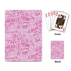 Coffee Pink Playing Cards Single Design (rectangle) by Amoreluxe