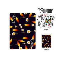 Flower Buds Floral Background Playing Cards 54 Designs (mini) by HermanTelo