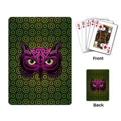 Mystic Owl Playing Cards Single Design (rectangle) by trulycreative