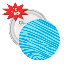 Pattern Texture Blue 2 25  Buttons (10 Pack)  by HermanTelo