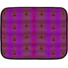 Peace Is Cool Again And Decorative Fleece Blanket (mini) by pepitasart