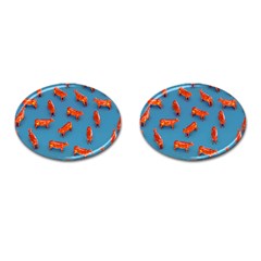 Illustrations Cow Agriculture Livestock Cufflinks (oval) by HermanTelo