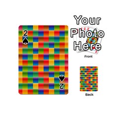 Background Colorful Abstract Playing Cards 54 Designs (mini) by HermanTelo