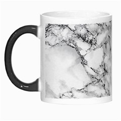 White Marble Texture Floor Background With Black Veins Texture Greek Marble Print Luxuous Real Marble Morph Mugs by genx