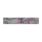 Marble light gray with bright magenta pink veins texture floor background retro neon 80s style neon colors print luxuous real marble Flano Scarf (Mini) Front