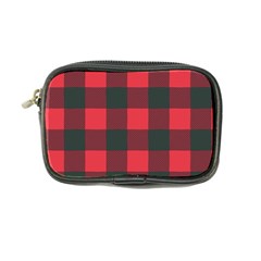 Canadian Lumberjack Red And Black Plaid Canada Coin Purse by Quebec