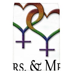 Mrs  And Mrs  Removable Flap Cover (s) by LiveLoudGraphics