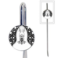 Cute Little Mandala Owl Book Mark by FantasyWorld7