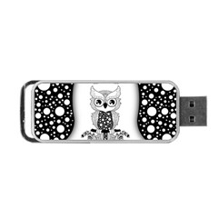 Cute Little Mandala Owl Portable Usb Flash (two Sides) by FantasyWorld7