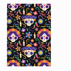 Dia De Los Muertos Large Garden Flag (two Sides) by Sobalvarro