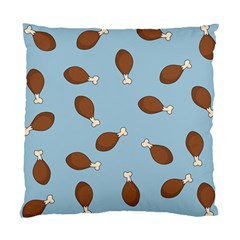 Turkey Leg Pattern - Thanksgiving Standard Cushion Case (one Side) by Valentinaart