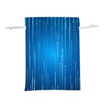 Abstract Rain Space Lightweight Drawstring Pouch (M) Back