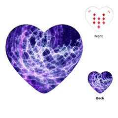 Abstract Space Playing Cards Single Design (heart) by HermanTelo