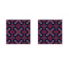 Rhombus Squares And Triangle                                                  Cufflinks (square) by LalyLauraFLM