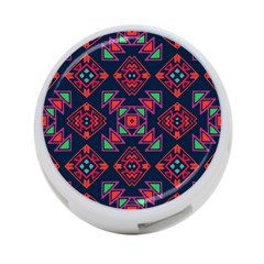 Rhombus Squares And Triangle                                                  4-port Usb Hub (one Side) by LalyLauraFLM