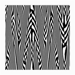 Abstrait Lignes Blanc/noir Medium Glasses Cloth (2 Sides) by kcreatif