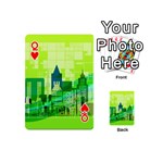 Architecture Skyline Playing Cards 54 Designs (Mini) Front - HeartQ