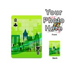 Architecture Skyline Playing Cards 54 Designs (Mini) Front - Club8