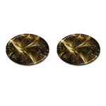 Quantum Physics Wave Particles Cufflinks (Oval) Front(Pair)