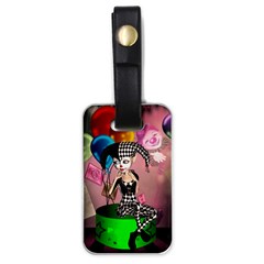 Cute Little Harlequin Luggage Tag (one Side) by FantasyWorld7