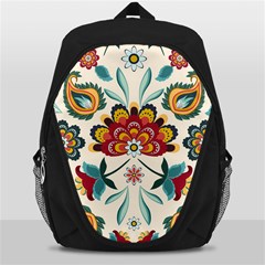 Baatik Print  Backpack Bag by designsbymallika
