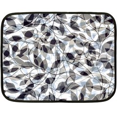 Leaves Pattern Colors Nature Design Fleece Blanket (mini) by Vaneshart