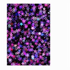 Christmas Paper Star Texture Large Garden Flag (two Sides) by Vaneshart