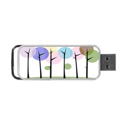 Forest Trees Nature Plants Portable Usb Flash (two Sides) by HermanTelo