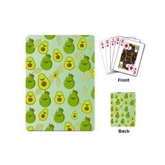 Avocado Love Playing Cards Single Design (mini) by designsbymallika