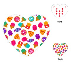 Candies Are Love Playing Cards Single Design (heart) by designsbymallika
