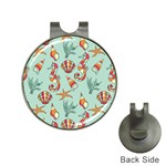 CORAL LOVE Hat Clips with Golf Markers Front