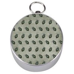 Army Green Hand Grenades Silver Compasses by McCallaCoultureArmyShop