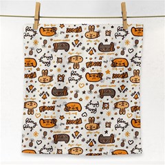 Animal Patterns Safari Face Towel by Vaneshart